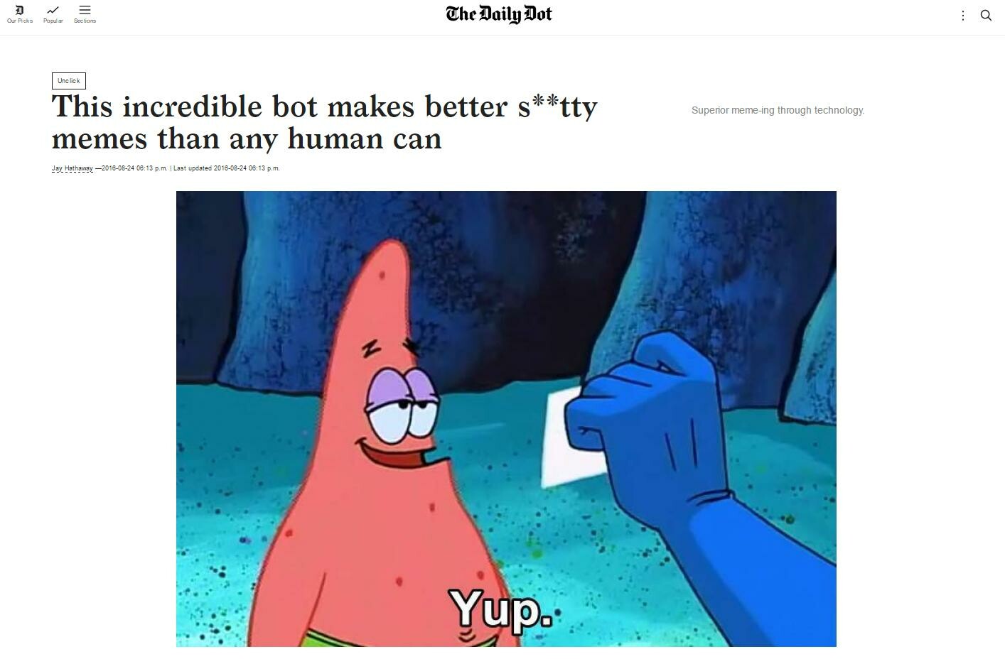 Posted media